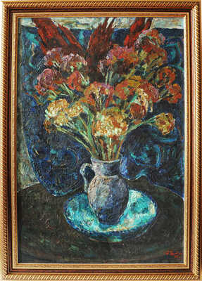 Гурвич Елена Иосифовна. Натюрморт. Цветы в вазе.